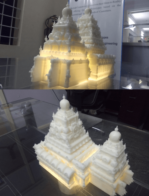 Illuminated Temple Architecture